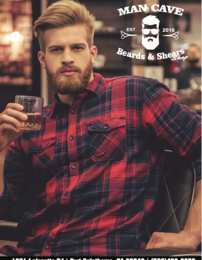 Beards and Shears Print Ad Chattanooga TN