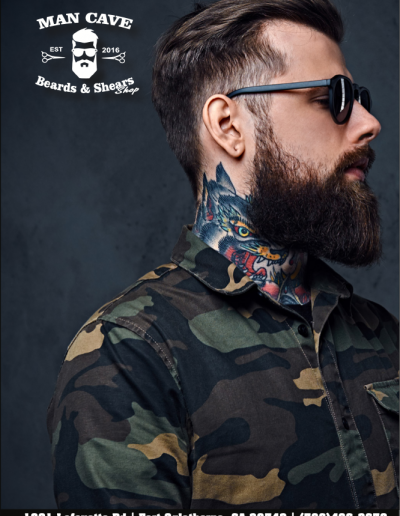 Beards and Shears Print Ad Chattanooga TN