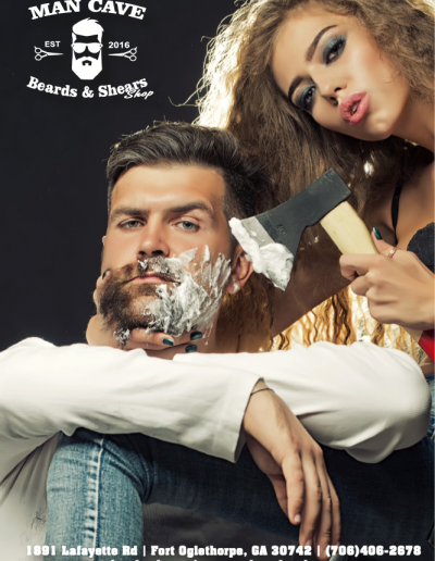 Beards and Shears Print Ad Chattanooga TN