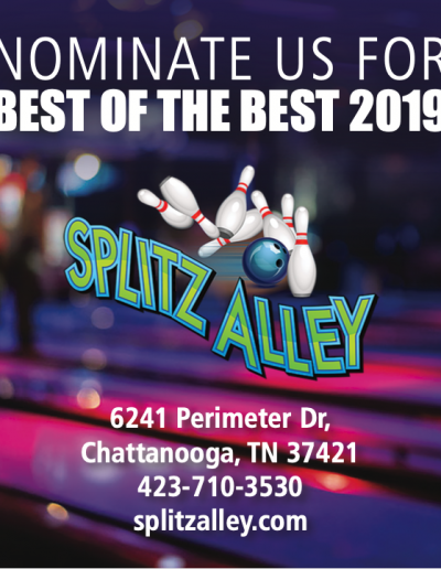 Splitz Alley Print Ad Chattanooga TN