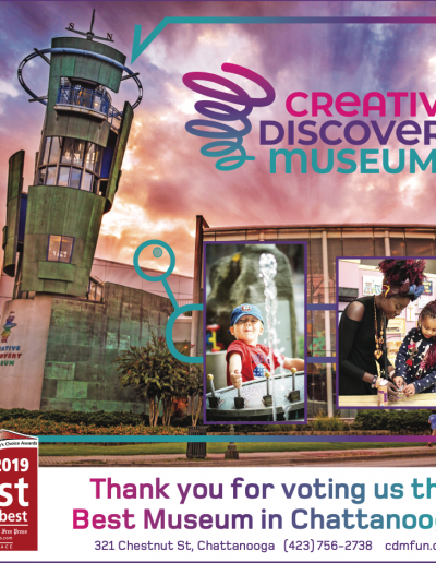 Creative Discovery Museum Print Ad Chattanooga TN