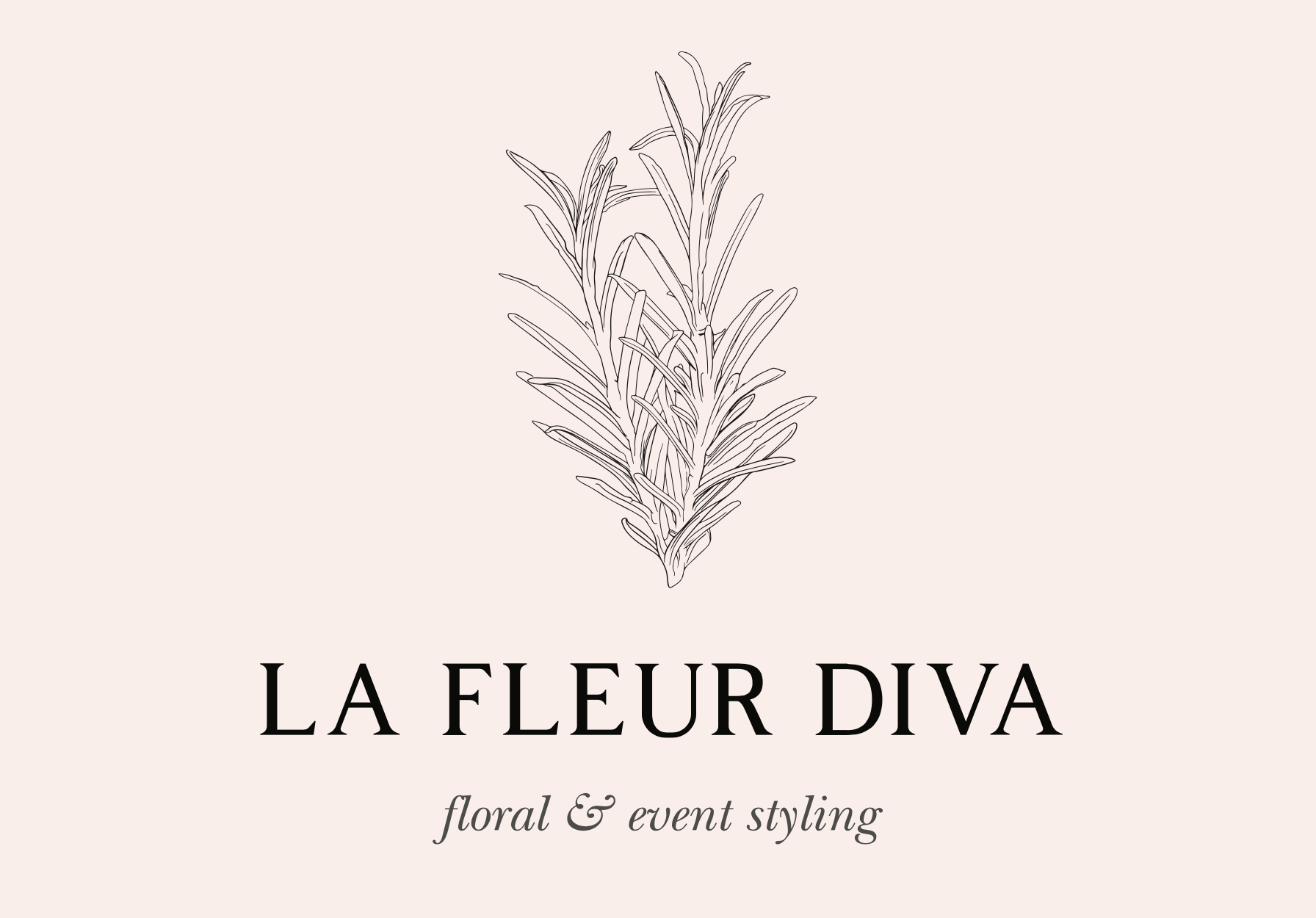 La Fleur Diva Logo Design