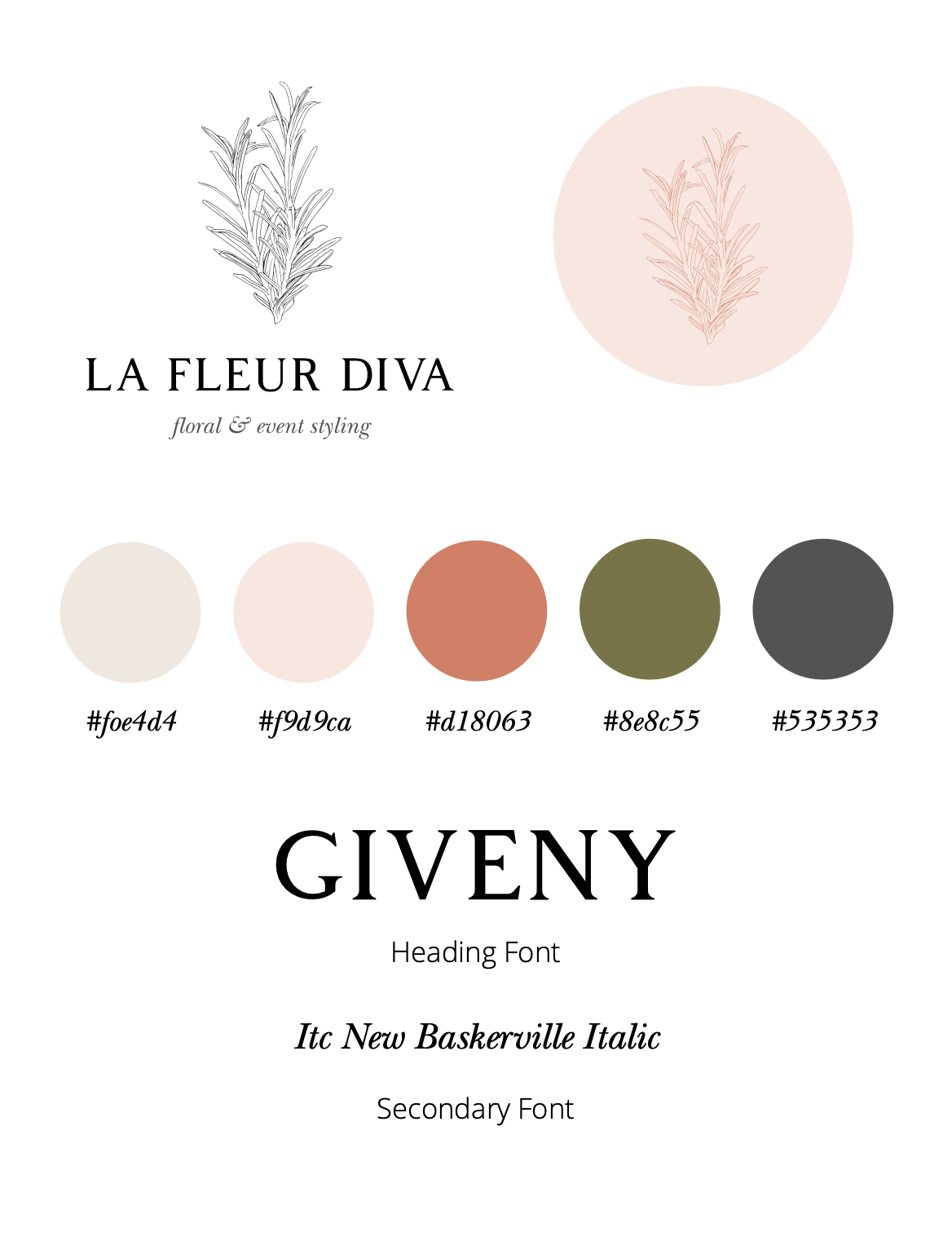 La Fleur Diva Branding Style Guide